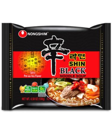 Nongshim PREMIUM Shin Ramyun BLACK Instant Noodles 130 g HALAL(Pack of 4) by SPICEHUB - Buy Online on SooperMarket.com