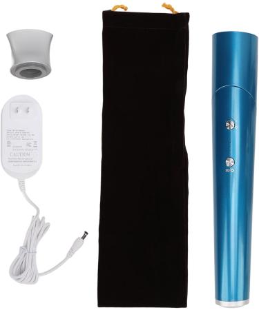 Portable Blow Dryer Cordless Hair Dryer Hot Cold Air Adjustable Rechargeable 57 C Thermostat Foldable for Outdoor Camping (Blue) - Buy Online on SooperMarket.com