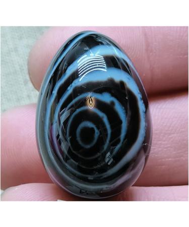 Crystal Natural Stone Black Agate Stones Shaped Crystal Home Ornaments 1pc 15g-30g - Buy Online on SooperMarket.com