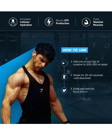 Wllcor - Pure Micronised Creatine Monohydrate (Unflavoured 33 Servings) | Rapid Absorption | Enhanced Muscle strength & Power - Buy Online on SooperMarket.com