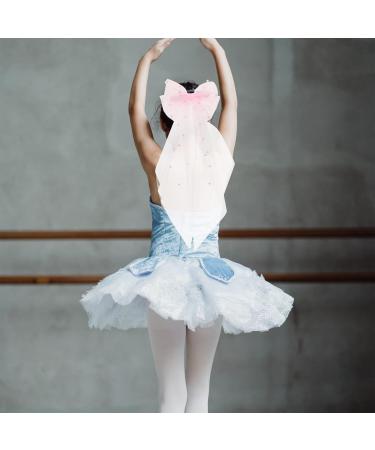 minkissy Mesh Ribbon Hairpin Bride Bachelorette Accessories Bridal Bow Veil Big Bows Hair Nets for Women Bridal Veils for Wedding White Hair Bow Hair Piece Girl Wedding Dress Pearl - Buy Online on SooperMarket.com