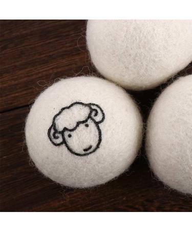 Vctitil 8 Pack Wool Dryer Balls - Eco-Friendly Laundry Balls for Reduced Static & Wrinkles | Fabric Softener & Time Saver | 1.96 inch - Buy Online on SooperMarket.com