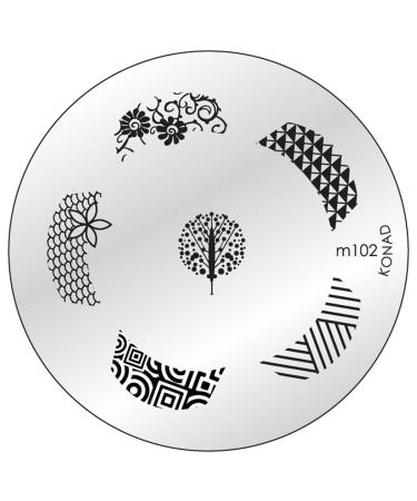 Konad stencil stamping stamping stencil M102