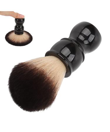 Razor brush for men portable ergonomic shaving brush with resin handle nylon rasier brush with soft hair for facial care
