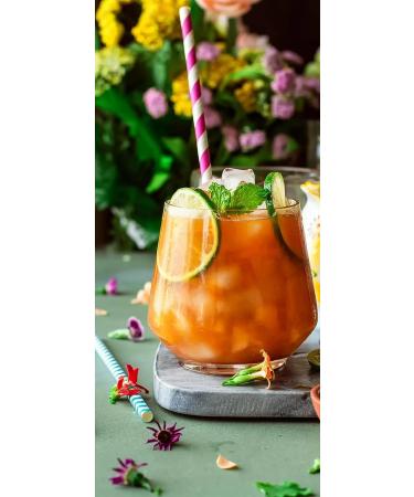 Peosa Delight Mango Tango 100% Whole Loose Leaf Tea with Cotton Tea Bag Infuser - Maui Hot & Ice Fruit Tea Blend - 1.76 oz (20 Tea Bags) - Buy Online on SooperMarket.com