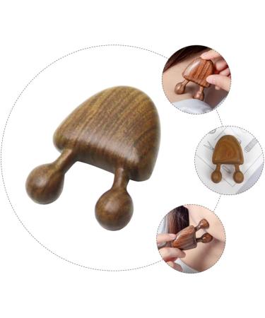 Anneome 1pc Massage Comb Muscle Roller Massager Small Massager Wooden Body Acupoint Massager Acupressure Roller Massager Wooden Acupoint Massager Green Sandalwood Whole Body Pendant - Buy Online on SooperMarket.com