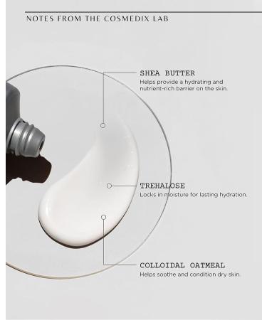 COSMEDIX Humidify Deep Moisture Cream - Hydrating Face Cream for Dry Skin - Shea Butter Infused - Cruelty Free - Buy Online on SooperMarket.com