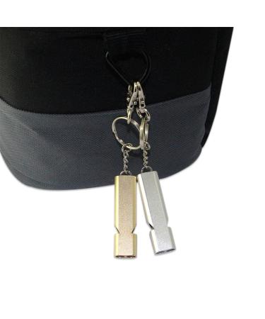 Buy CRLLDPM 4-Piece Trill Pipe Set | Metal Emergency Signal Whistle with Keychain for Referees & Survival Needs - Buy Online on SooperMarket.com