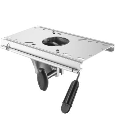 ONHI Aluminum Boat Seat Pedestal,Fit 2 7/8-Inch Diameter Pedestal Post (Fore & AFT Seat Slide with Locking Seat Mount)