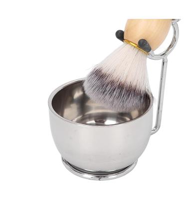 Ankroyu 3-in-1 Razor Brush Set | Stainless Steel Beard Soap Peel & Manual Razor Tool for Men - Buy Online on SooperMarket.com