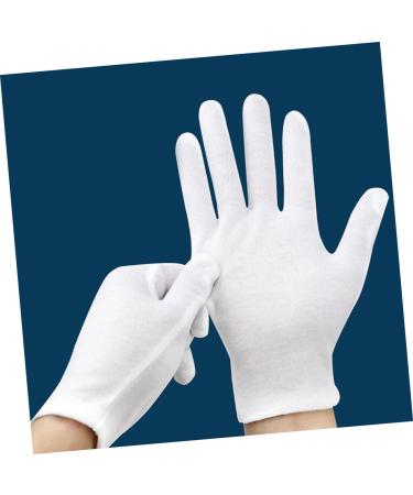 PLAFOPE 12 Pairs Moisturizing Gloves Work Gloves Working Gloves Moisturizing Overnight Gloves Cotton White - Buy Online on SooperMarket.com