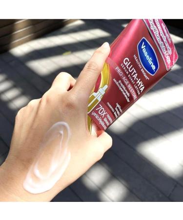 Vaseline Gluta-Hya Pro-Age Restore Serum Burst Body Lotion - Intensive Rejuvenation & Hydration with Collagen & Hyaluronic Acid - 300ml - Buy Online on SooperMarket.com