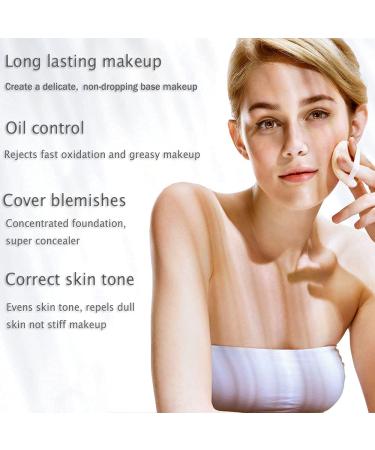 ZFC Foundation Makeup Cream Medium-to-Full Coverage Foundation Concealer Long Lasting Waterproof Up to 12HR Hybrid Setting Powder Matte Finish 0.67 oz 1 Count (Natural) Natural--A03 - Buy Online on SooperMarket.com