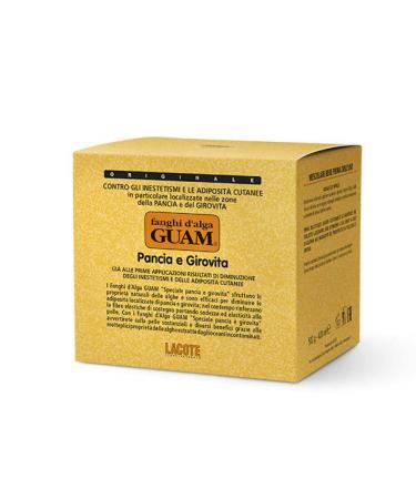 GUAM TUMMY & WAIST Stomach Wrap for Cellulite Reduction | Seaweed & Caffeine Anti Cellulite Lipo Wraps | Tighten Loose Belly Skin | Cellulite Remover Tummy Wrap for Flat Tummy | 1.1 LB - Buy Online on SooperMarket.com