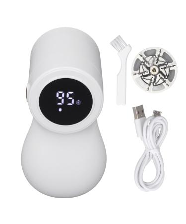 Mumusuki Electric Lint Remover Handheld Fabric Shaver with Large Blades Suction System and Powerful Motor 1200mAh Battery Three Speeds Protective Mesh Cover Portable Extra Large