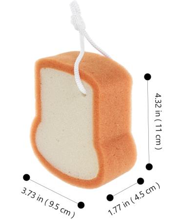 1pc Bath Sponge Sponges Powder Puff Scrubber Bath Towel Shower Puff Sponge Natural Sponge Bath Scrubbing Sponge Bath Supply Bath Sponge Brush Tub Mikinona 21X7.5CM - Buy Online on SooperMarket.com