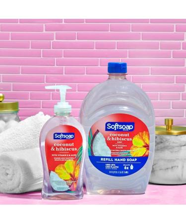 Softsoap Coconut & Hibiscus Hydrating Hand Soap 6-Pack 11.25 Fl Oz - Buy Online on SooperMarket.com
