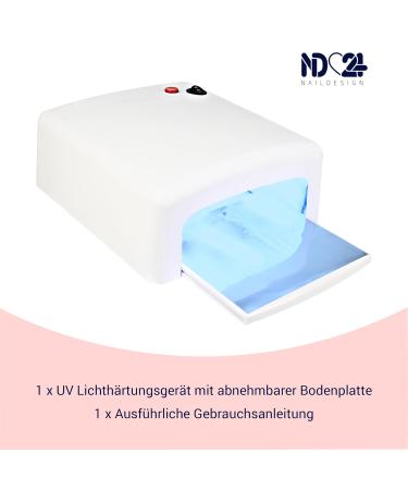 ND24 NAILDESIGN Geln gel Starter Set Premium - Complete UV Gel Nail Kit for Beginners | Includes UV Lamp French Gel & More - Made in Germany - Buy Online on SooperMarket.com