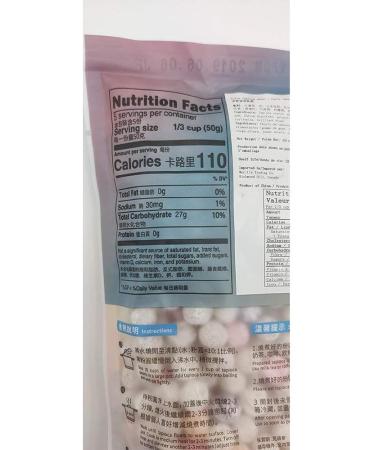 WuFuYuan Instant Pearl Color Tapioca 250g 2-Pack - Buy Online on SooperMarket.com