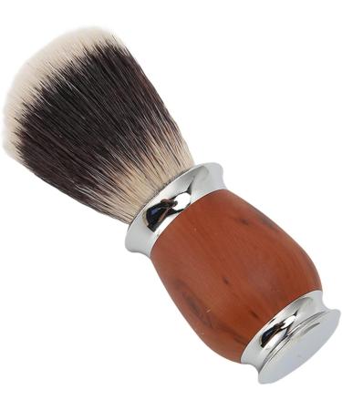 Premium Nylon Shaving Brush with Wooden Handle for Men | Men's Hairdressing Salon Essential - International Shipping Available - Buy Online on SooperMarket.com