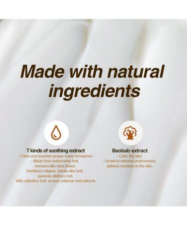 Maycoop Raw Moisturizer Face Cream 80ml - Daily Hydrating Facial Moisturizer for All Skin Types - Anti Aging, Prevents Wrinkles - Vegan & Alcohol-Free - Buy Online on SooperMarket.com