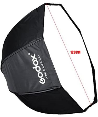 Godox 120cm Portable Umbrella Octagon Softbox with Carrying Bag - Studio Photo Flash Speedlight Reflector - Buy Online on SooperMarket.com