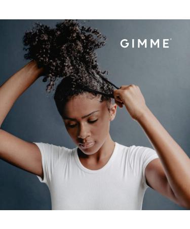 Gimme Beauty Long & Curly Fit Hair Ties - Black Onyx - Seamless Microfiber Elastics - 6 Pack Hair Bands for All Day Hold and No Damage - Buy Online on SooperMarket.com