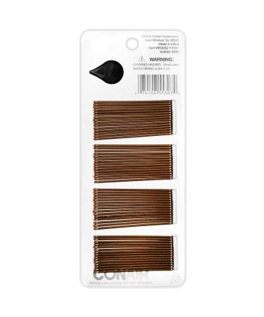 Conair Color Match Brunette Bobby Pins - 60-Piece Pack with Slide-On Opener - Buy Online on SooperMarket.com