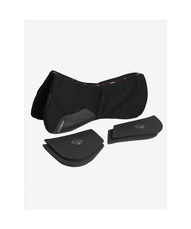 LeMieux Half Saddle Pad - English Saddle Pads for Horses - Equestrian Riding Equipment and Accessories (Large, ProSorb, Black)
