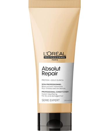 L'Or al Professionnel Absolut Repair Conditioner | Protein & Gold Quinoa for Dry/Damaged Hair - 200ml - Buy Online on SooperMarket.com