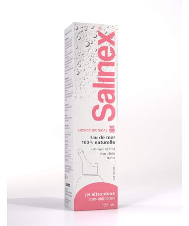 Salinex 100% Natural Seawater Nasal Spray | Ultra Gentle Stream | 125 ml Pink - Buy Online on SooperMarket.com