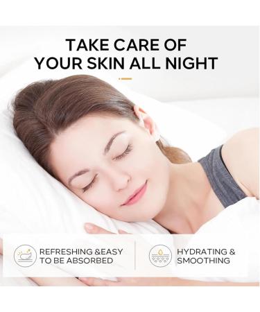 Vitamin C Sleep Overnight Face Mask 150g Hyaluronic Acid Moisturising Sleeping Mask For Shrink Pore Hydrating & Brightening Gel Face Mask Korean Face Mask Vitamin C Anti Aging Face Cream - Buy Online on SooperMarket.com