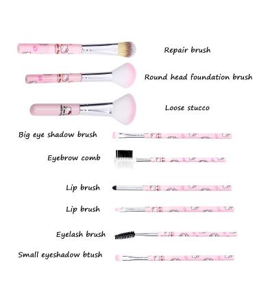 Kitty Cat Makeup Brushes Set - 12pcs Kitty Cat Gift Makeup Brush Set for Girl (MB-Kitty Cat) MB-Hello kitty - Buy Online on SooperMarket.com