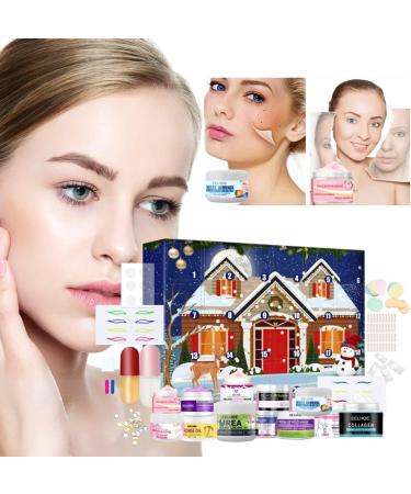Encomy Christmas Countdown Beauty Set | Advent Calendar with 24 Care Products & Accessories | Perfect Family Gift - Buy Online on SooperMarket.com