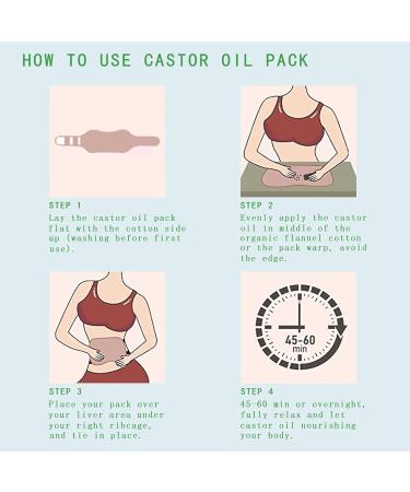 Buy Washable Pink Castor Oil Packs | Premium Quality Castor Oil for Home Use - International Shipping - Buy Online on SooperMarket.com