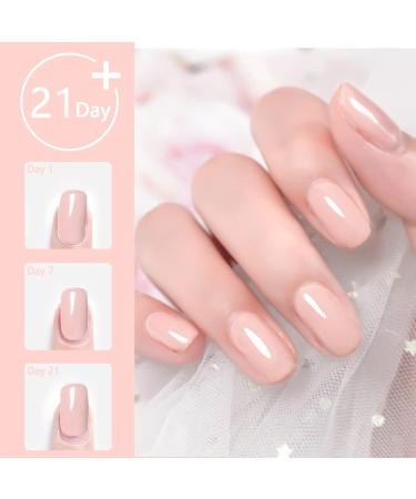 Lofuanna Nude Pink Dip Powder Nail Kit - Easy DIY French Manicure at Home or Salon - No UV/LED Needed - Buy Online on SooperMarket.com