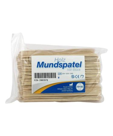 Mouth spatula wood bag