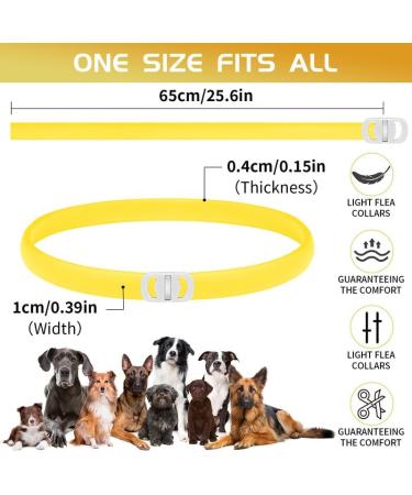 YOTANGO Dog Collar Repellent 1-Pack Dog Collar Repellency Slow Release Pleasant Aroma Waterproof - Yellow - Buy Online on SooperMarket.com
