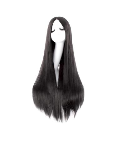 MapofBeauty 40" 100cm Fashion Straight Long Costume Anime Wig (Black)