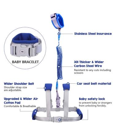 Child Backpack Leash for Toddlers & Kids - 98 Inch Child Safety Walking Leash | Blue (Pack of 1) - Buy Online on SooperMarket.com