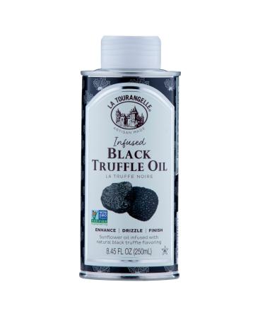 La Tourangelle, Black Truffle Oil, Complex Gourmet Earthy Flavor for Drizzling over Pasta, Popcorn, Vegetables, Potatoes, Soup and More, 8.45 fl oz