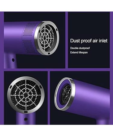 Mdhpklaur US Plug Ionic Hair Dryer Hair Dryer with Diffuser Negative Ionic Travel Hairdryer for Normal Curly Hair Fast Drying - Buy Online on SooperMarket.com
