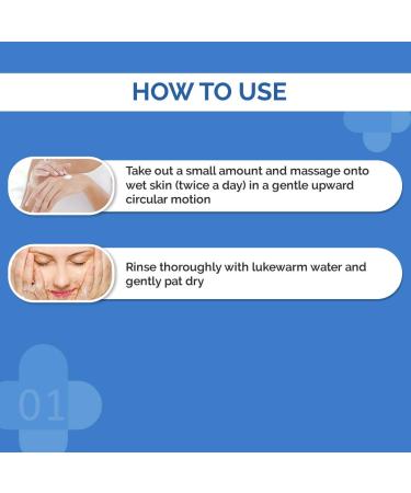 3% AHA-BHA Foaming Face Wash | Gently Exfoliates & Unclogs Pores | Controls Acne for All Skin Types | 3.38 Fl Oz/100ml - Buy Online on SooperMarket.com