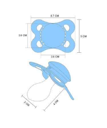 LittleForBig Bigshield Gen-3 Single Big Pacifier - Blue - Buy Online on SooperMarket.com