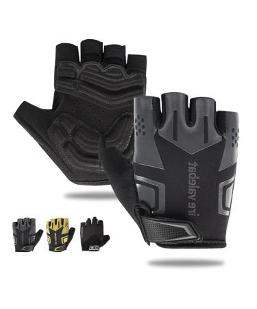 Moorle bicycle gloves men summer SBR wheel gloves half -finger shock -damping bicycle gloves breathable sports gloves bicycle gloves women for fitness mtb gloves style 2 l