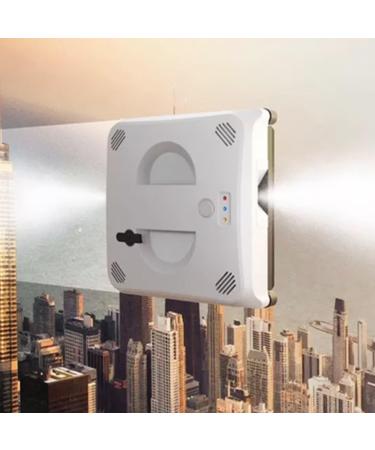 emobwdy Window Cleaner Robot | Smart Square Glass Cleaning Robotic W/ 3000 Strong Suction/Remote Control/40ml Water Tank | Window Cleaning Tool For Windows/Tiles/Class Door White