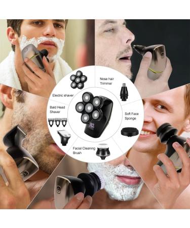 Buy 5-in-1 Electric Razor for Men - Best Bald Head Shaver & Cordless Grooming Kit - International Shipping Available - Buy Online on SooperMarket.com