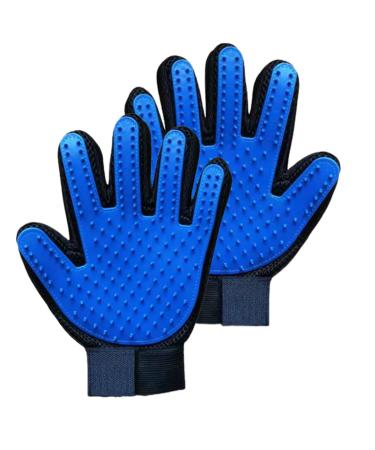 2 SET animal hair glove-ideal for the grooming of dogs and horses deportation of demarcation for effective hair removal & shiny fur.Cat hair glove for gentle care.