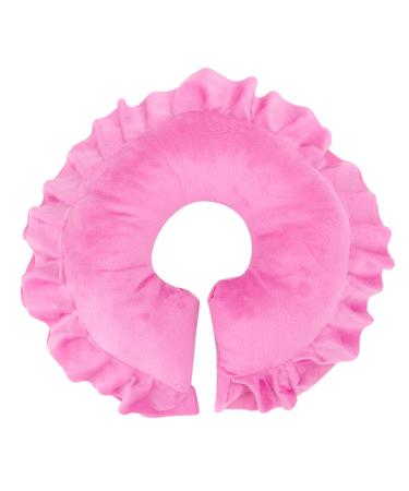 Face Massage Pillow Face Pillow Cushion SPA Salon Massage Bed U Shape Detachable Face Pillow(U-Shaped Pillow-Pink)