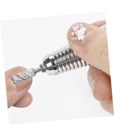FOMIYES Tools Nail Grinding Heads Professional Drill Bits Manicure Drill Bits Cuticle Drill Bits for Nails Safety Bits for Nail Drill Nail Bit Portable Polishing Head Stainless Steel - Buy Online on SooperMarket.com